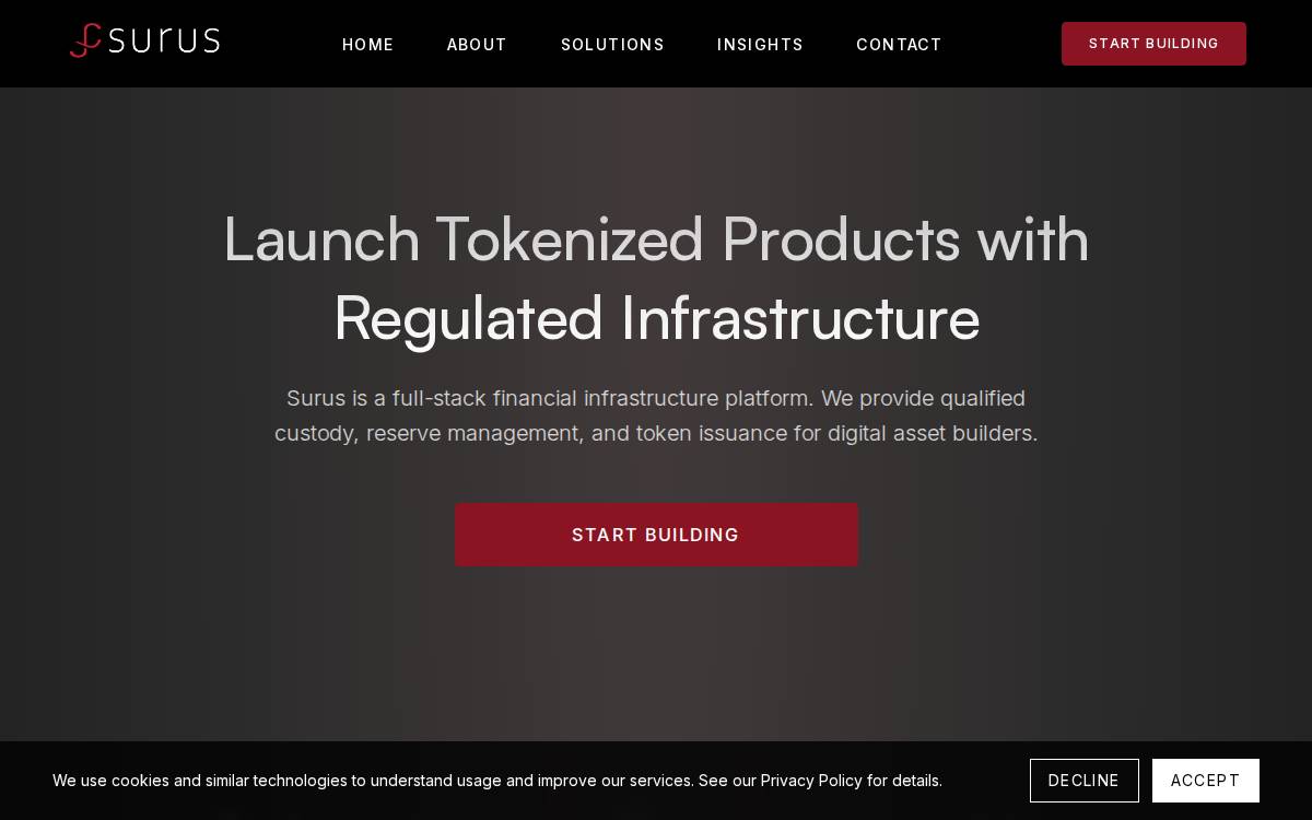 Protagonist-Surus website preview
