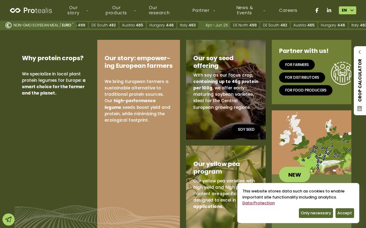 Protealis website preview