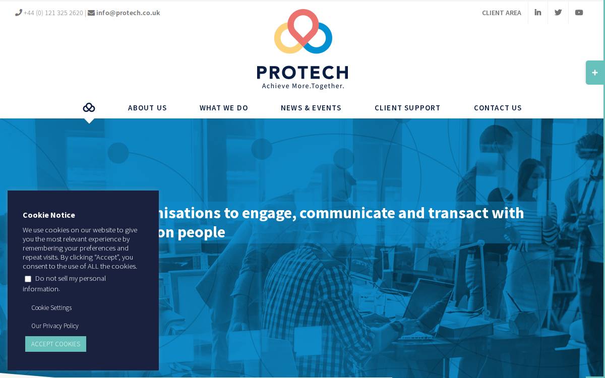 Protech Computer Systems website preview