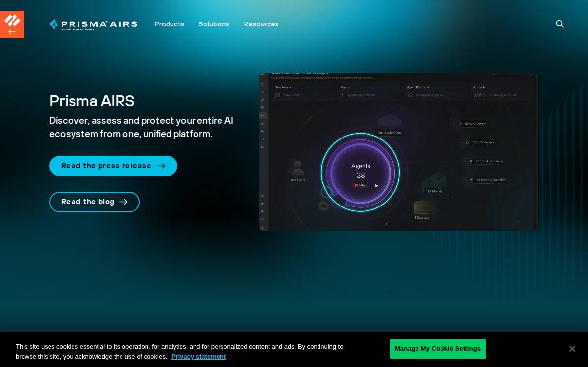 Protect AI website preview