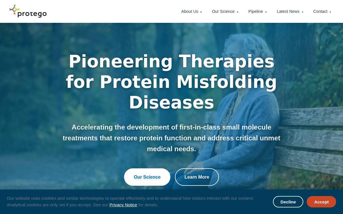 Protego website preview