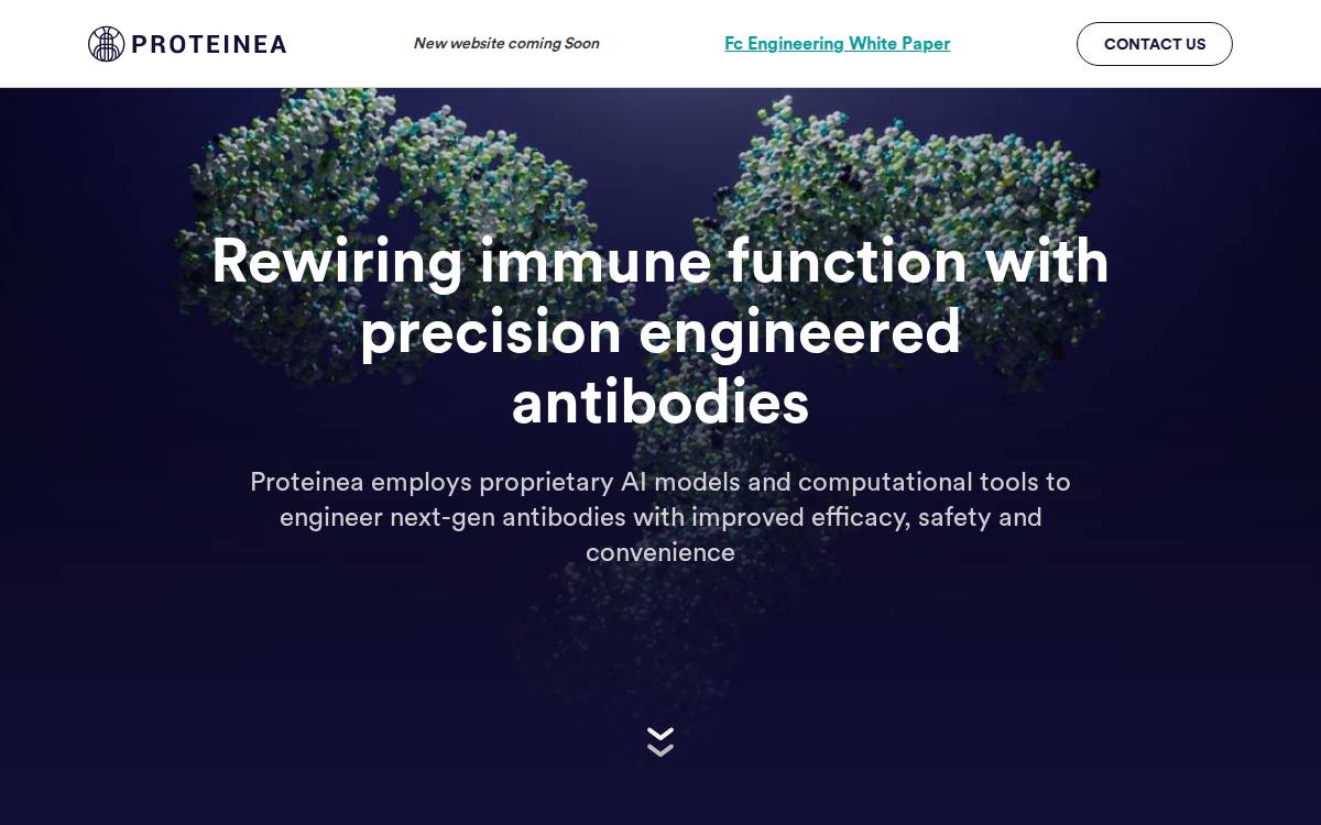 Proteinea website preview