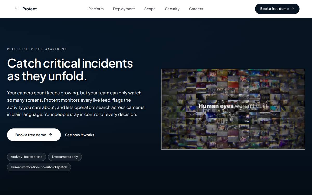 Protent website preview