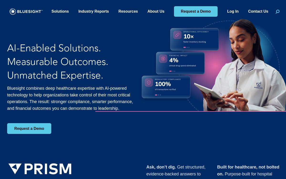 Protenus website preview