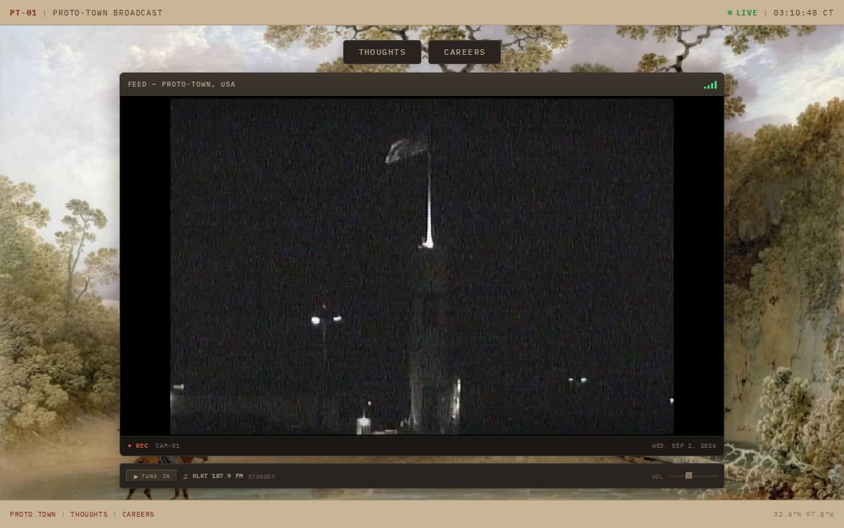 Proto website preview