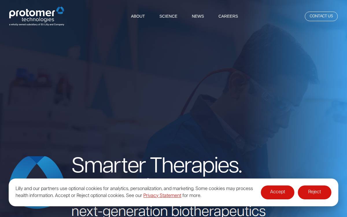 Protomer website preview
