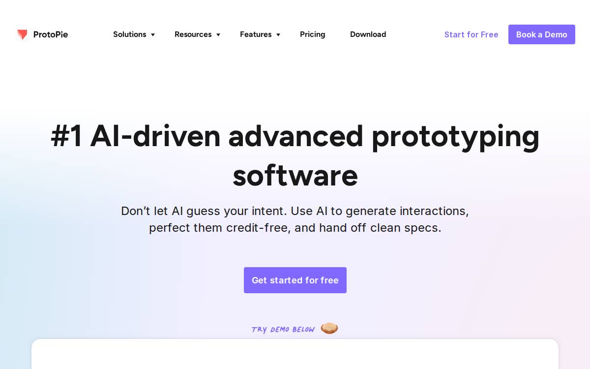 ProtoPie website preview