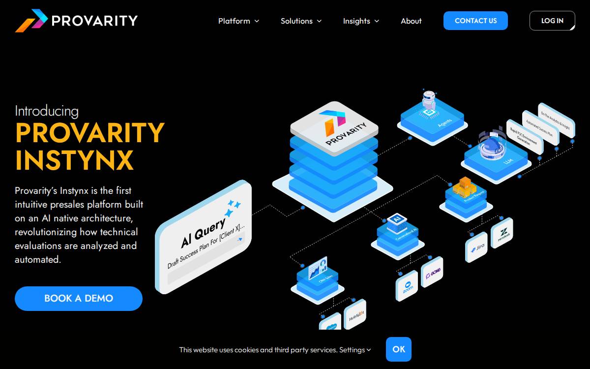 Provarity website preview