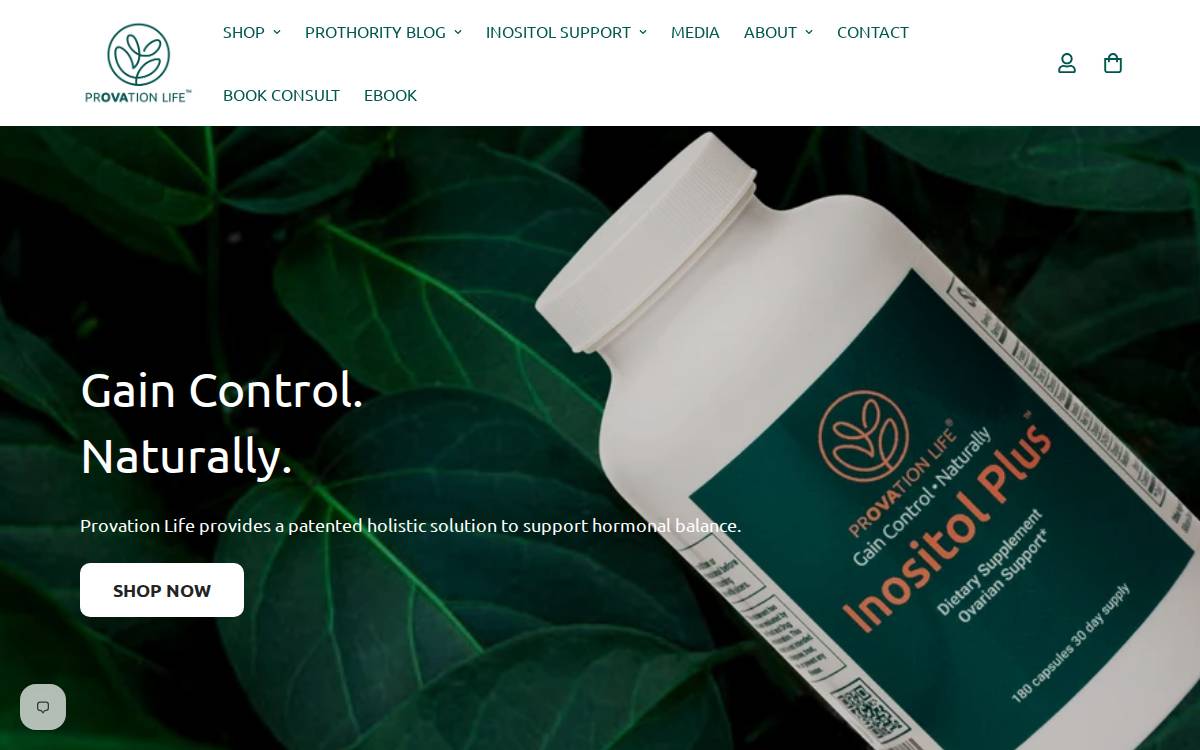 ProVation Life ACTIVE website preview