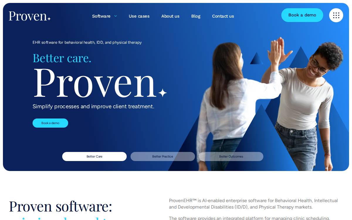 Proven Software website preview