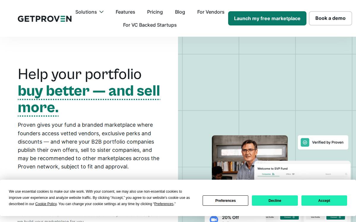 Proven website preview