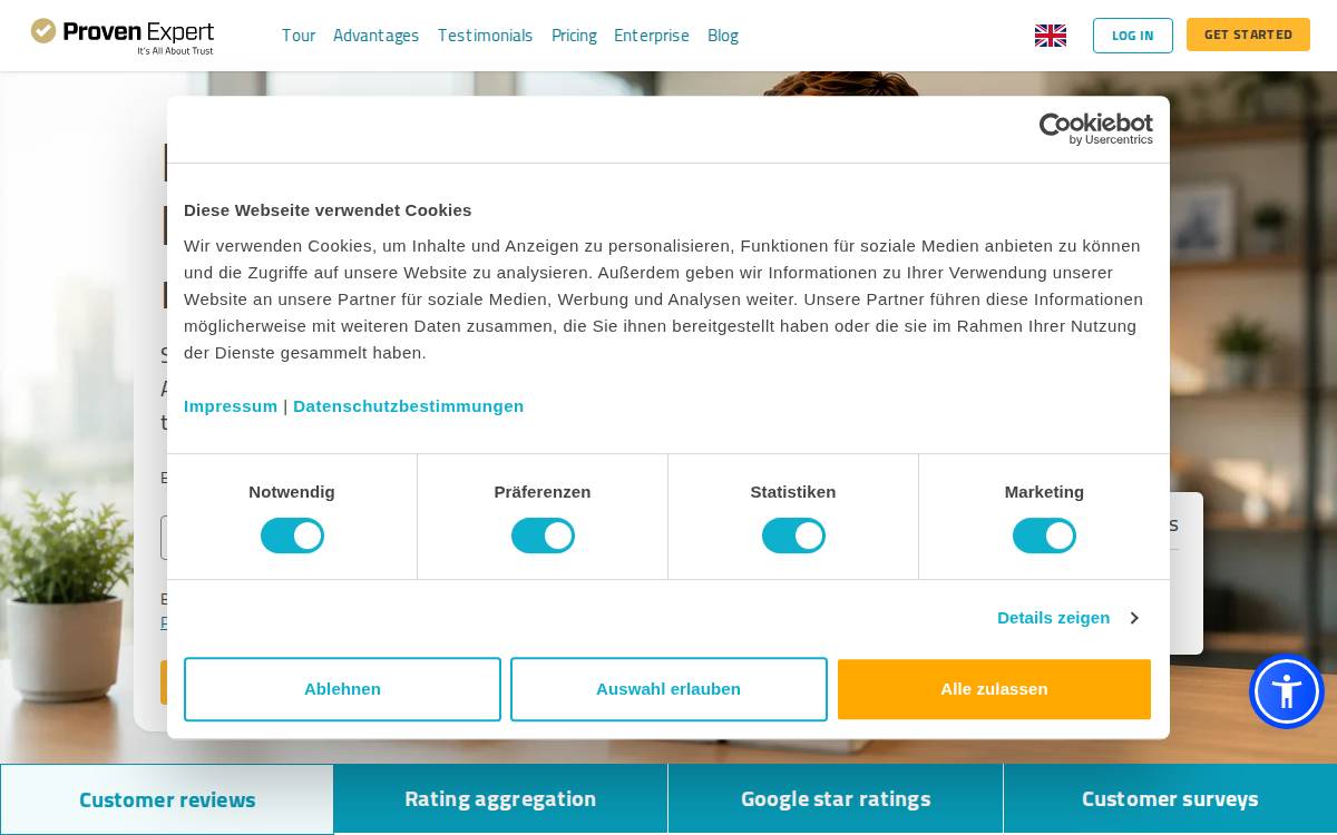 Provenexpert website preview