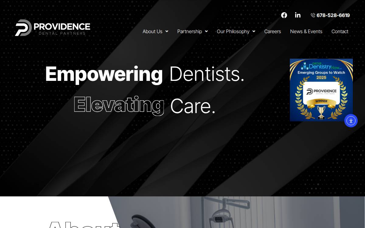 Providence Dental Partners website preview