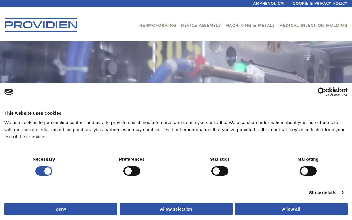 Providien Medical website preview