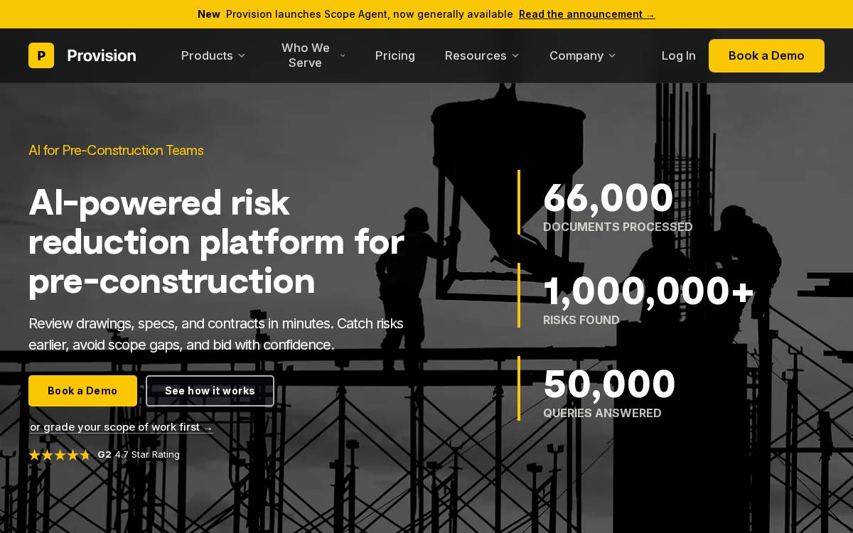 Provision website preview