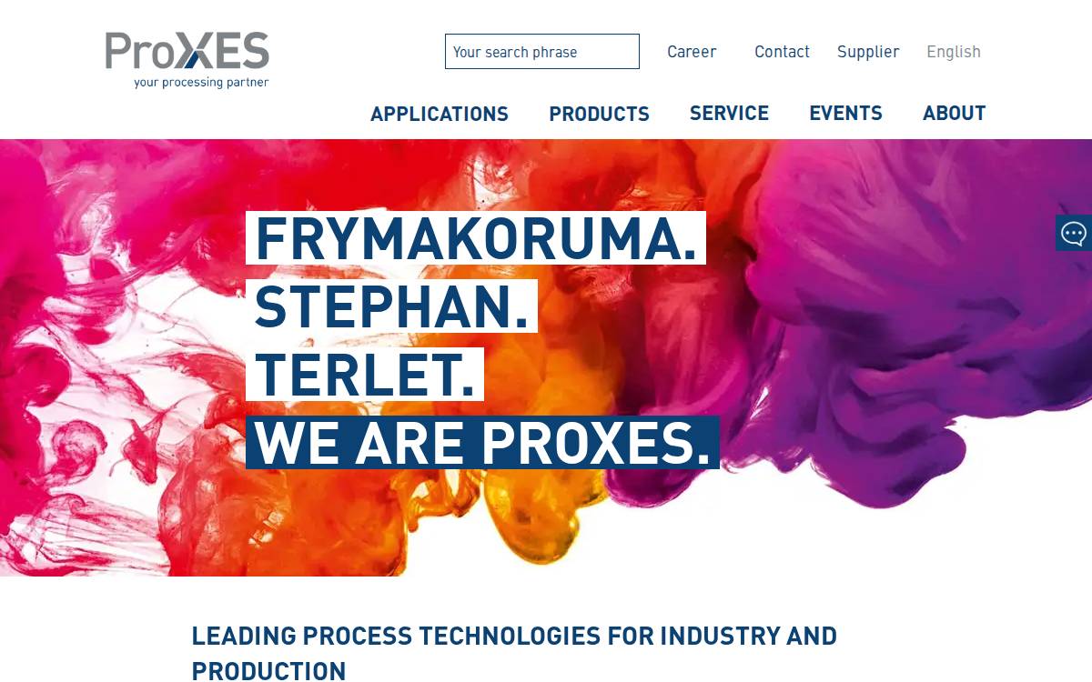 Proxes Group website preview