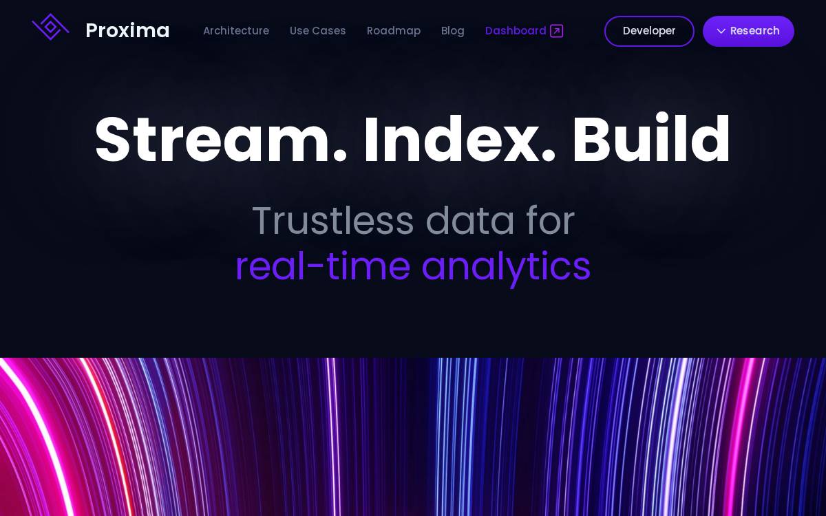 Proxima website preview