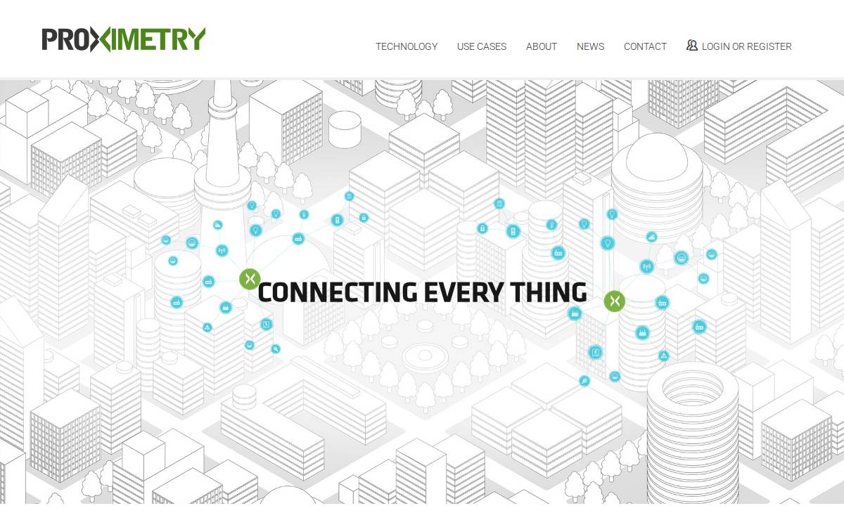 Proximetry website preview