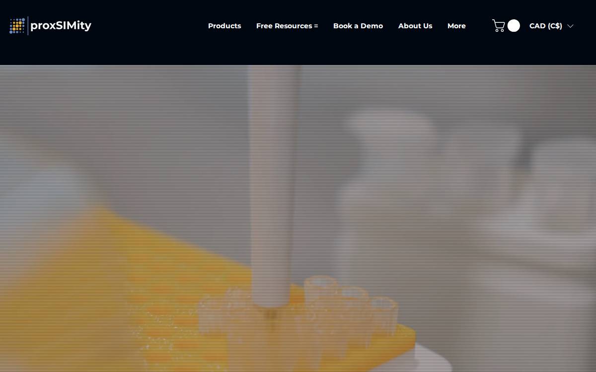 Proxsimity website preview