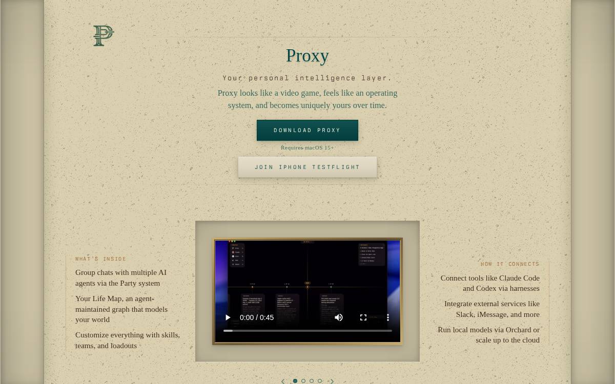 Proxy website preview