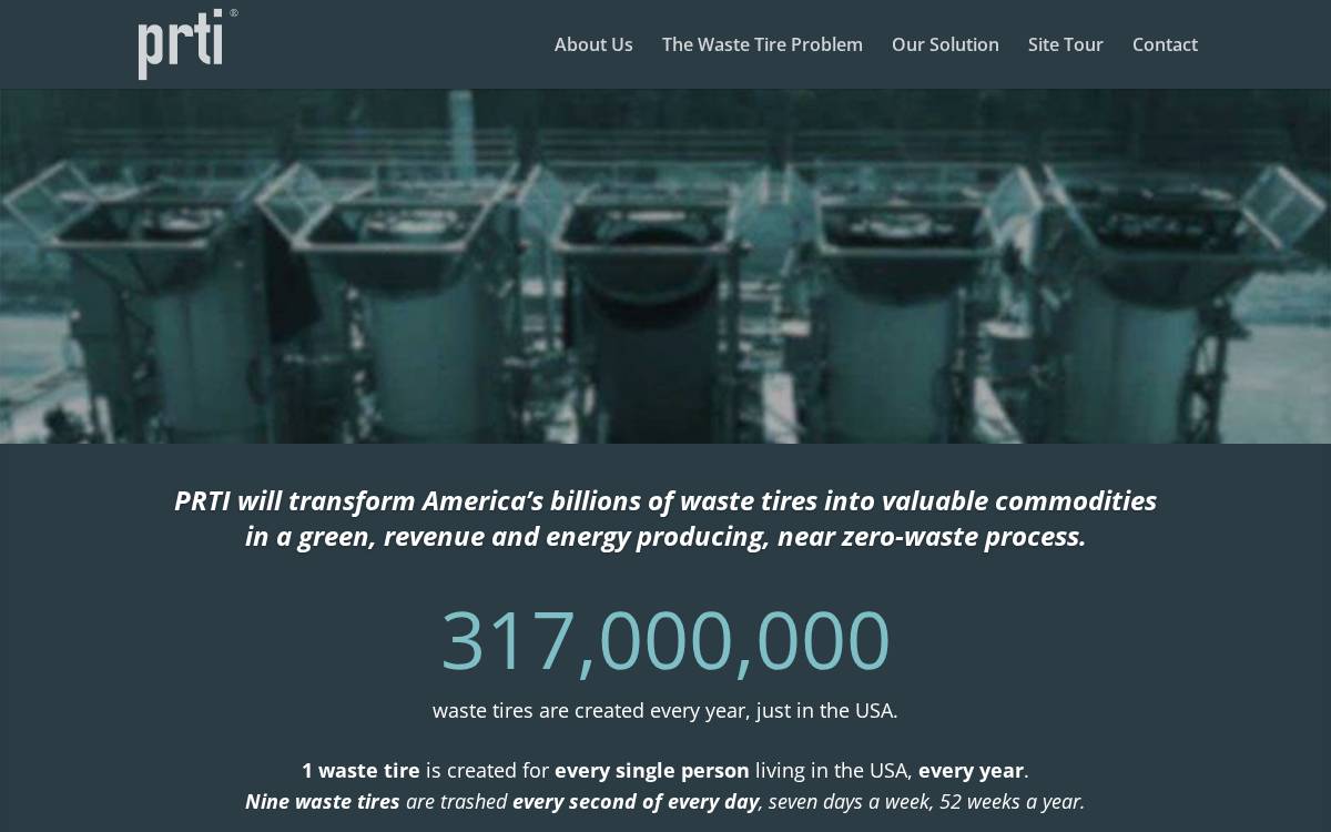 Prti website preview