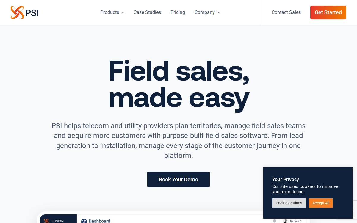 PSI website preview