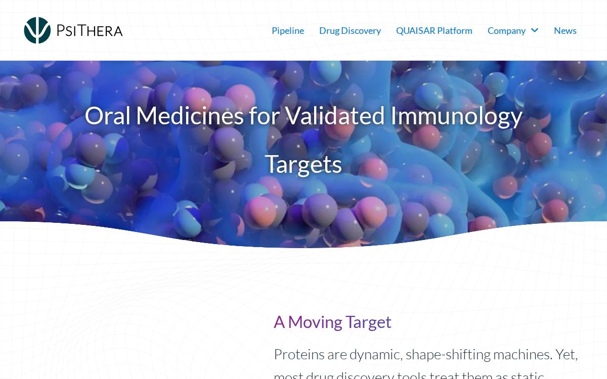 PsiThera website preview