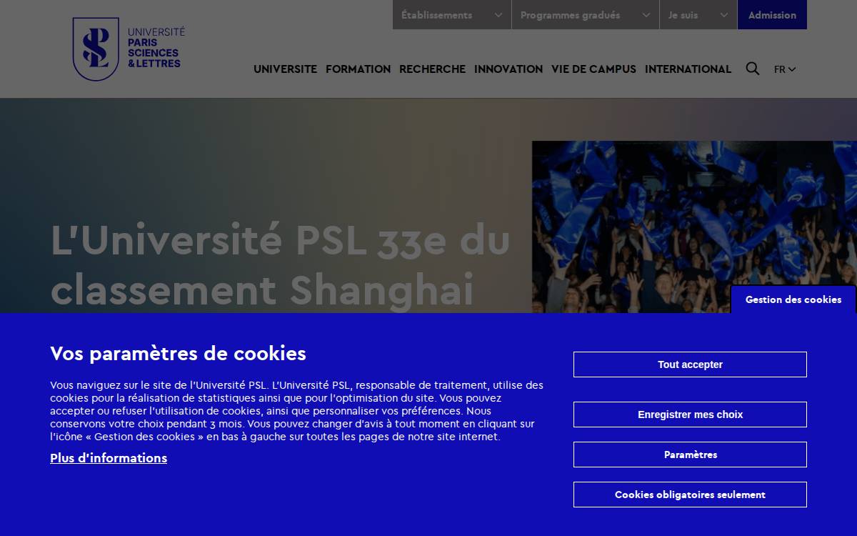 PSL website preview