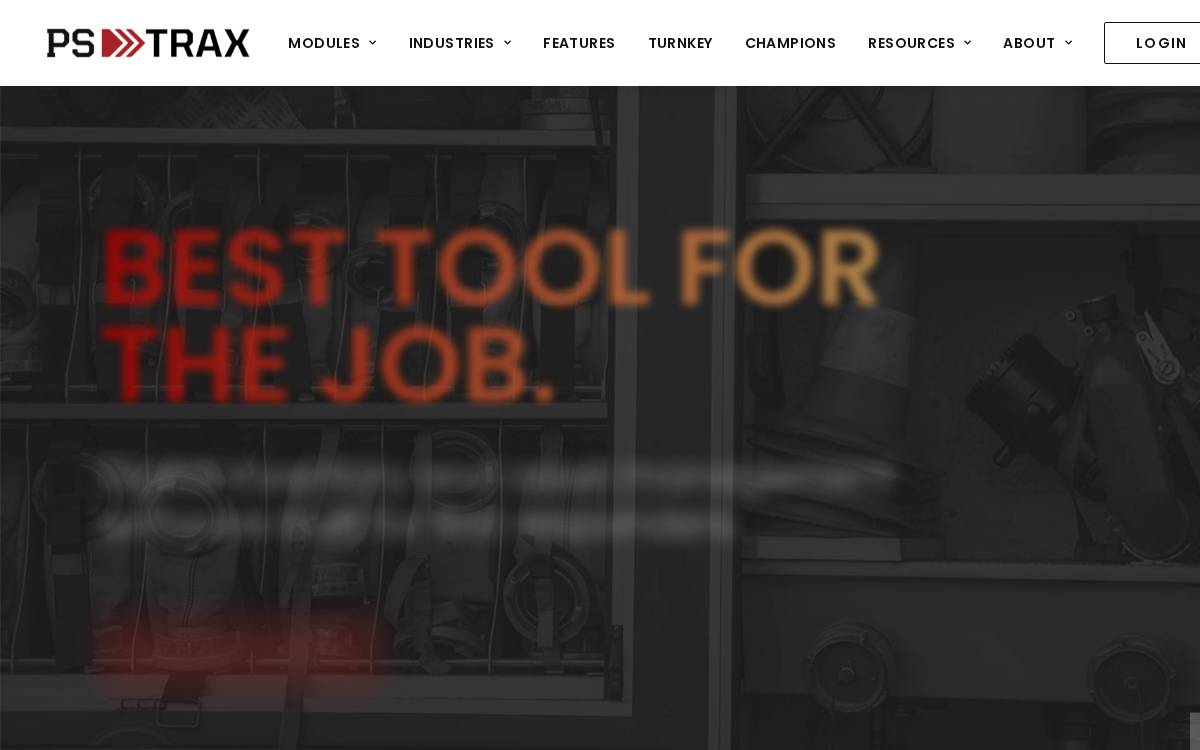 PSTrax website preview