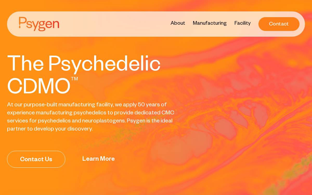 Psygen website preview