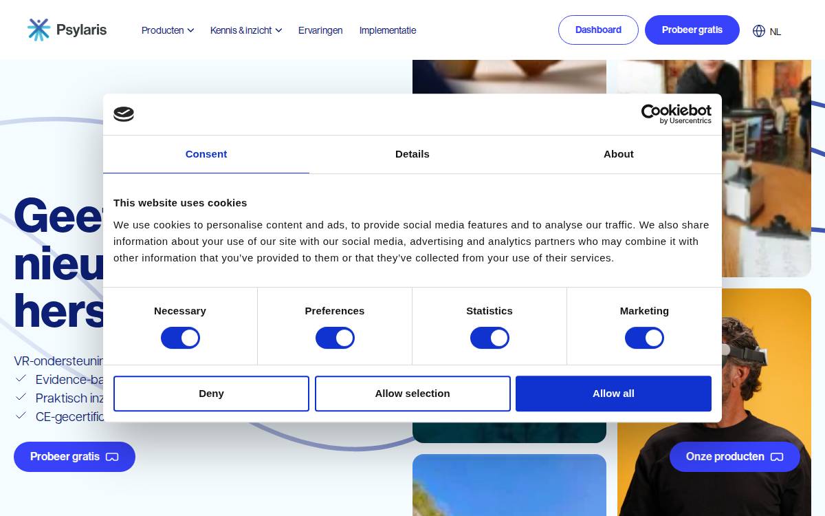 Psylaris website preview