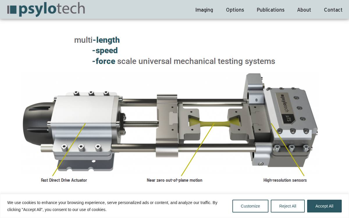 Psylotech website preview