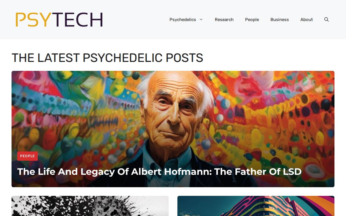 Psytechglobal website preview