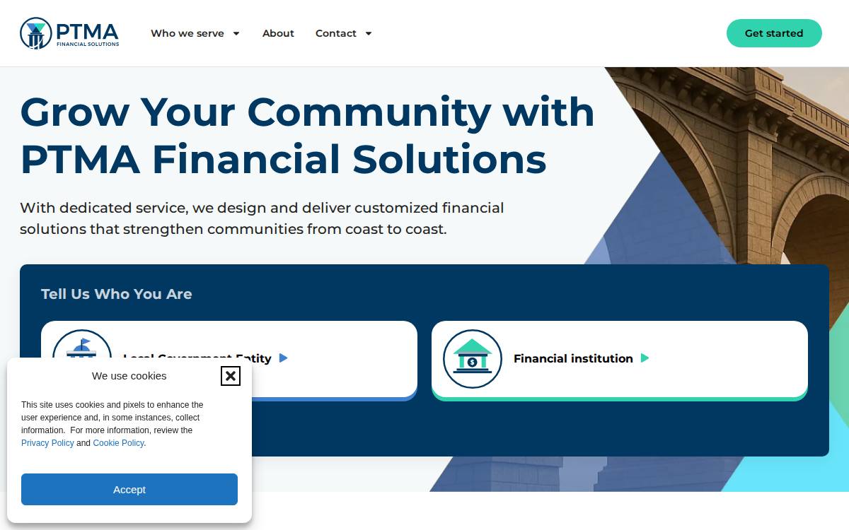 Ptma website preview