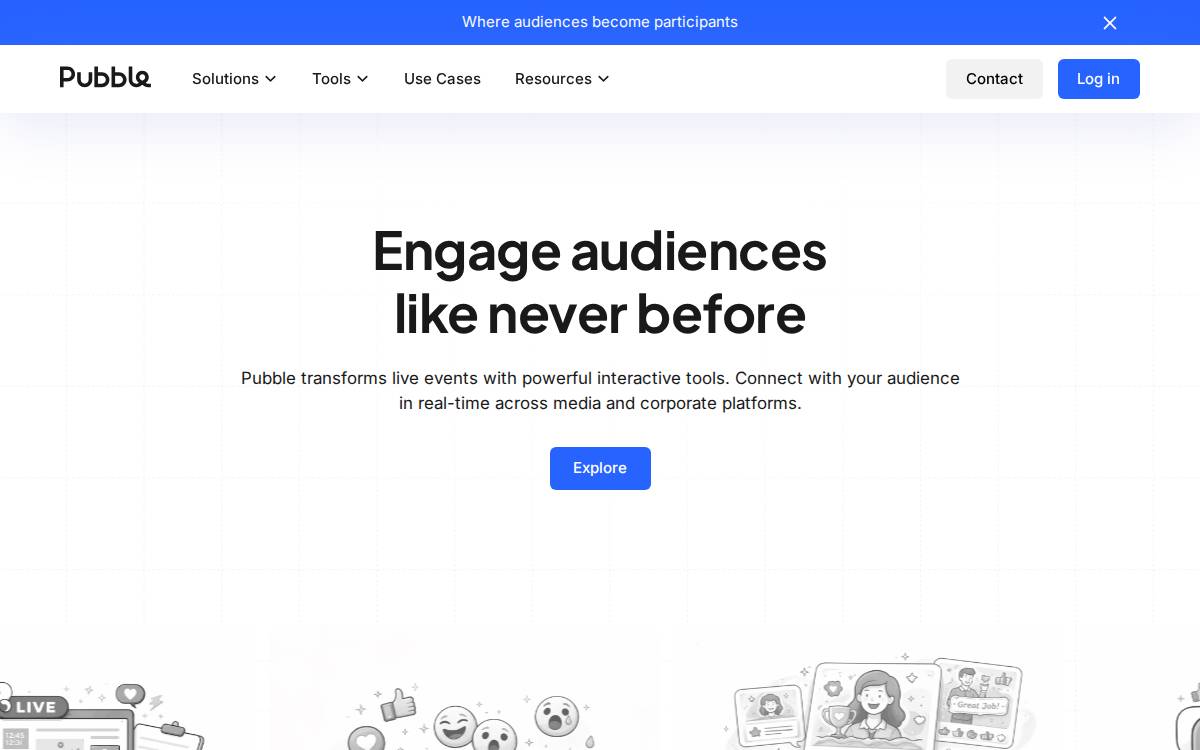 Pubble website preview