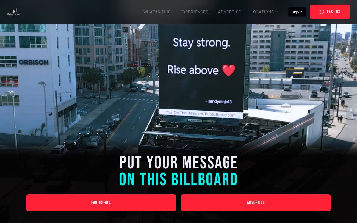 Publicbored website preview