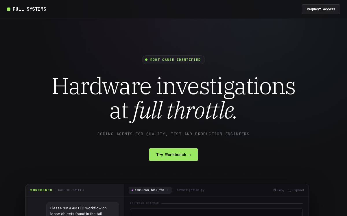 Pull Systems website preview