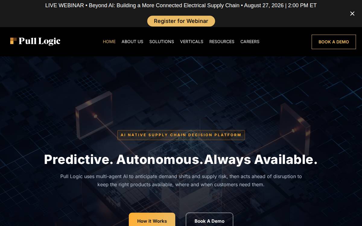 Pull Logic website preview
