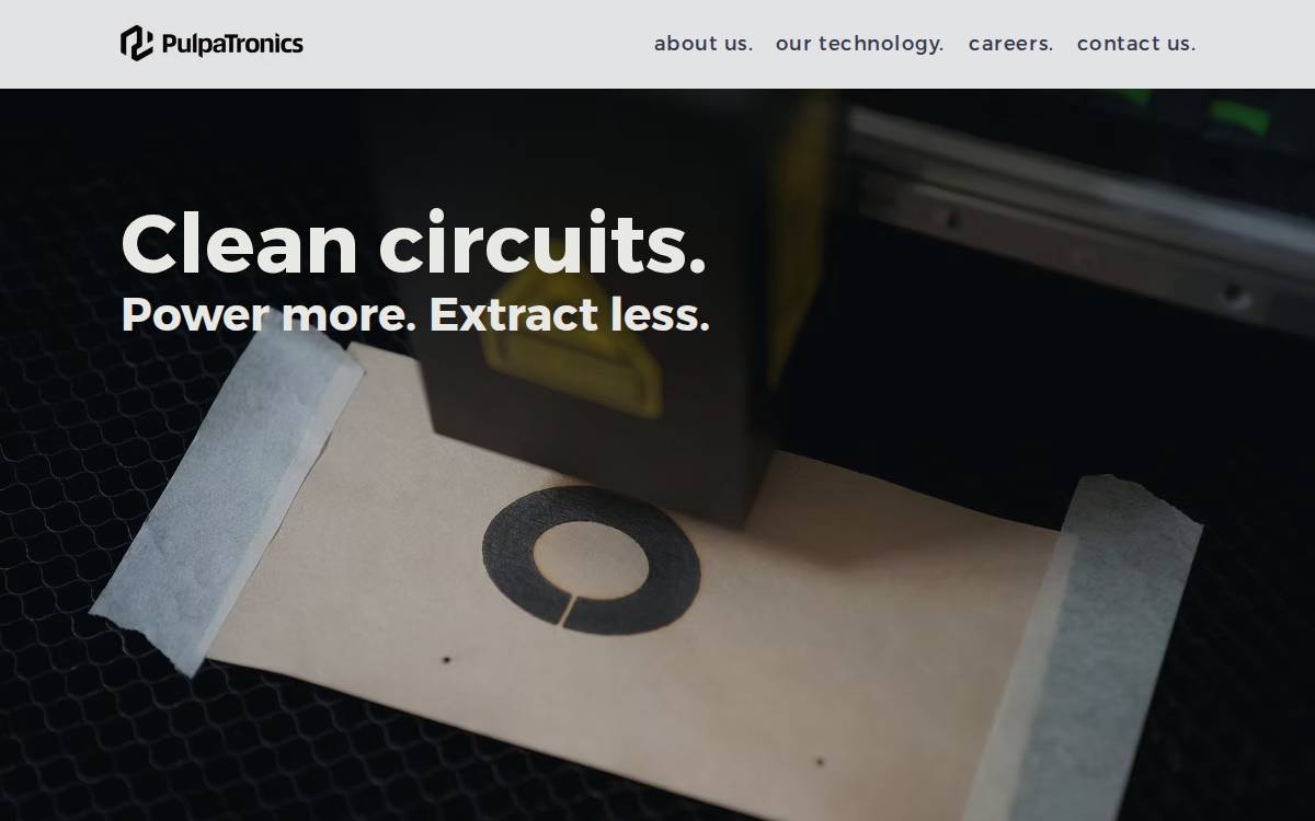 PulpaTronics website preview