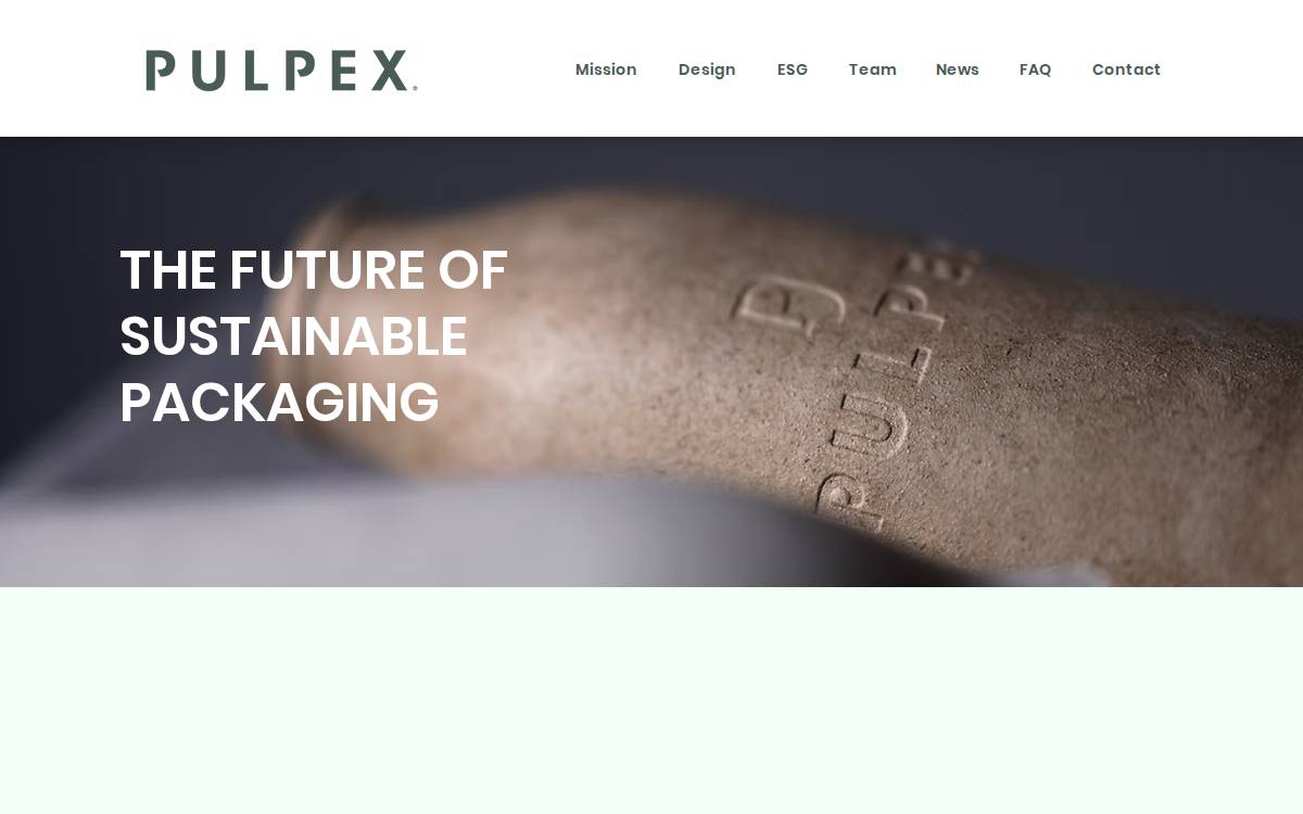 Pulpex website preview