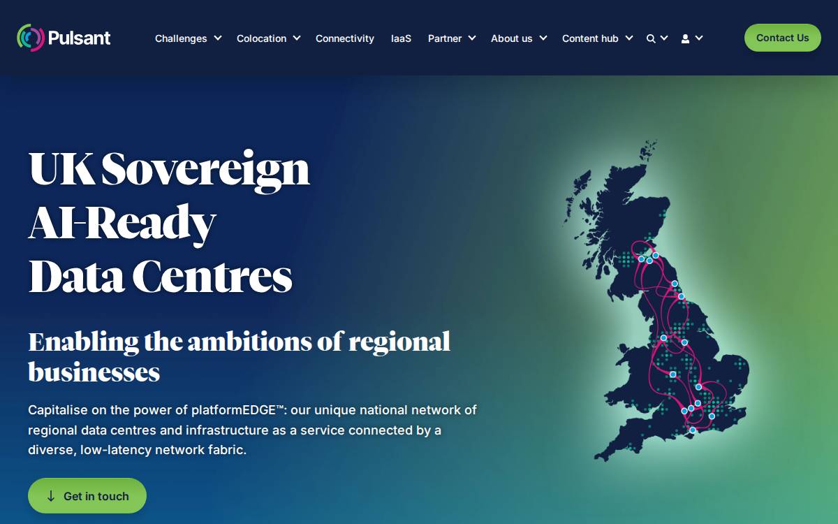 Pulsant website preview