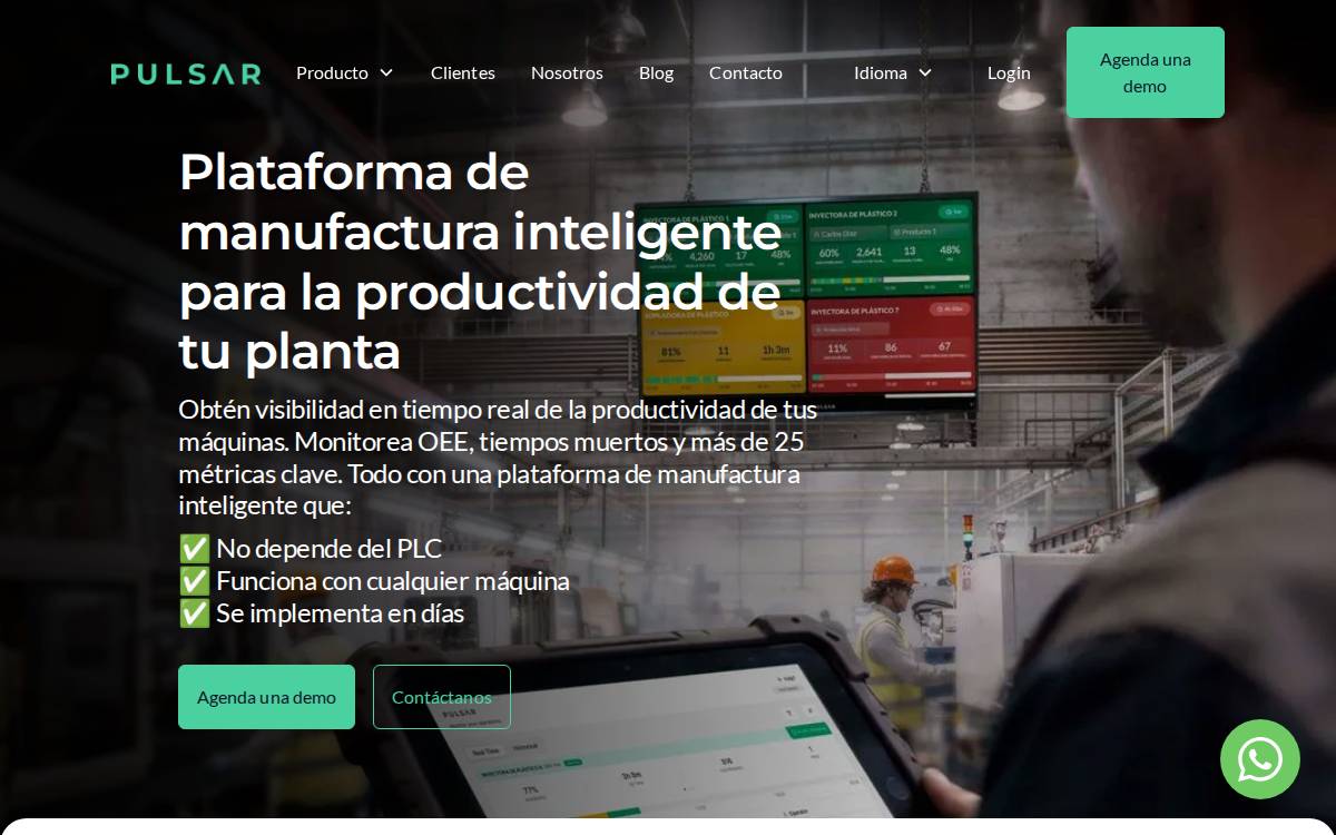 Pulsar website preview