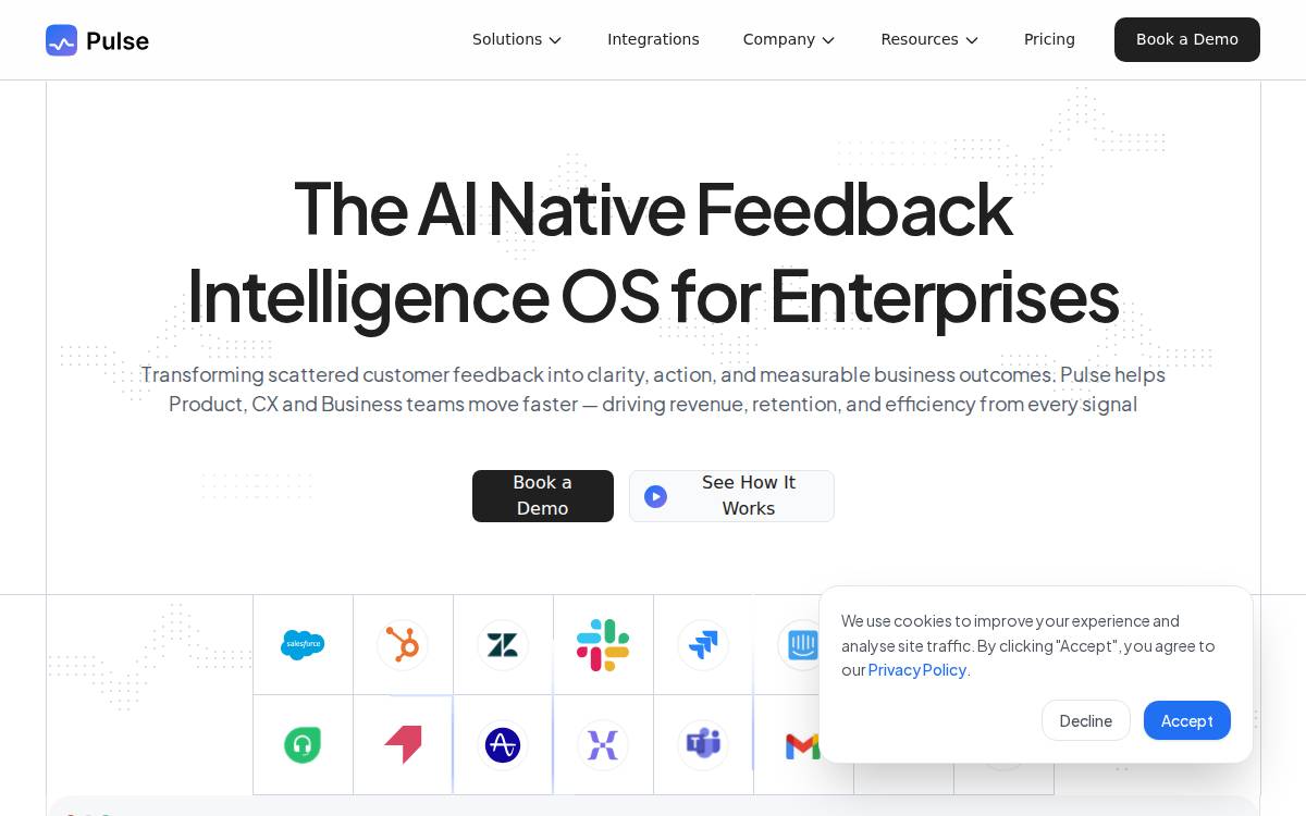 Pulse website preview