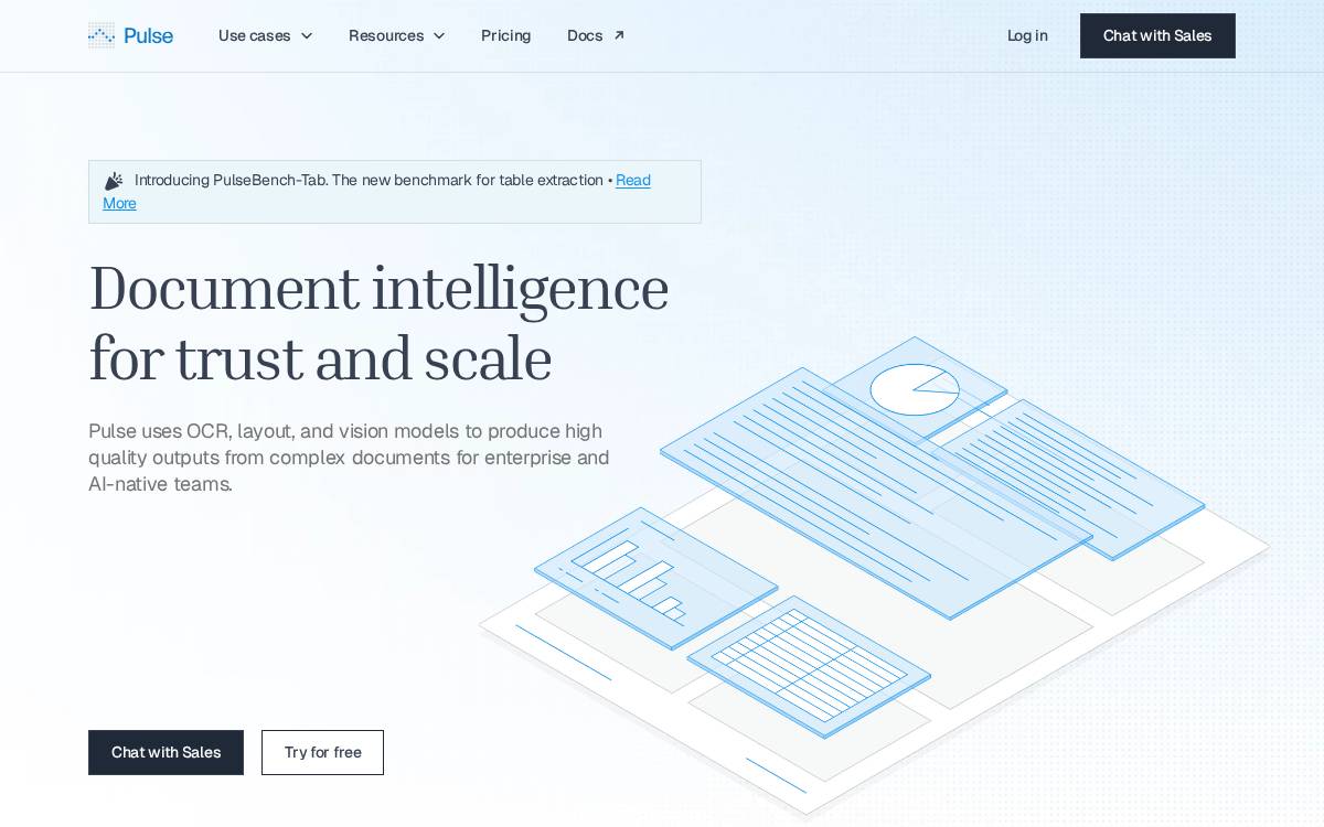 Pulse website preview