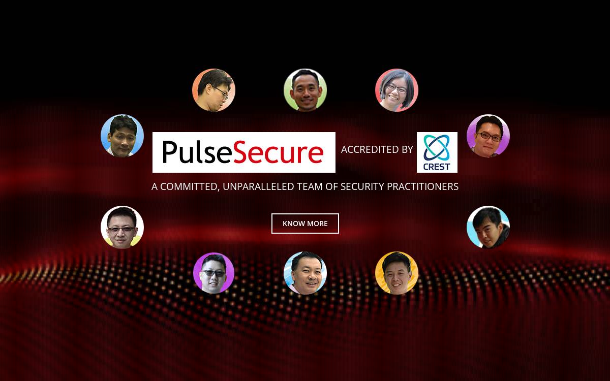 Pulse Secure website preview