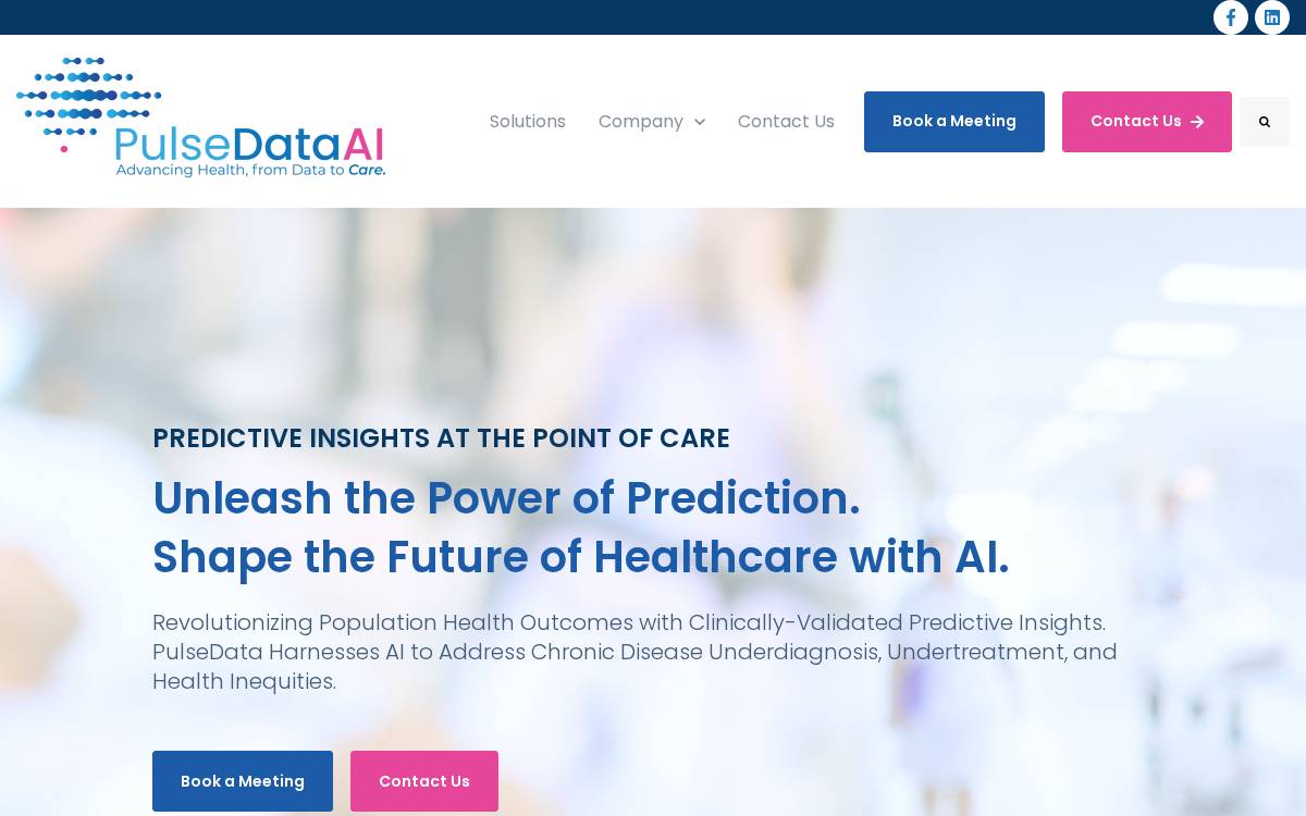 PULSEDATA website preview