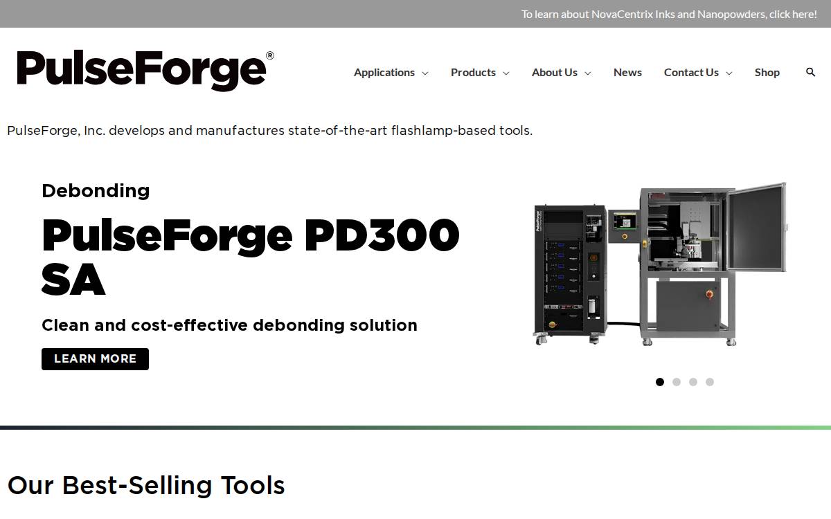 PulseForge website preview