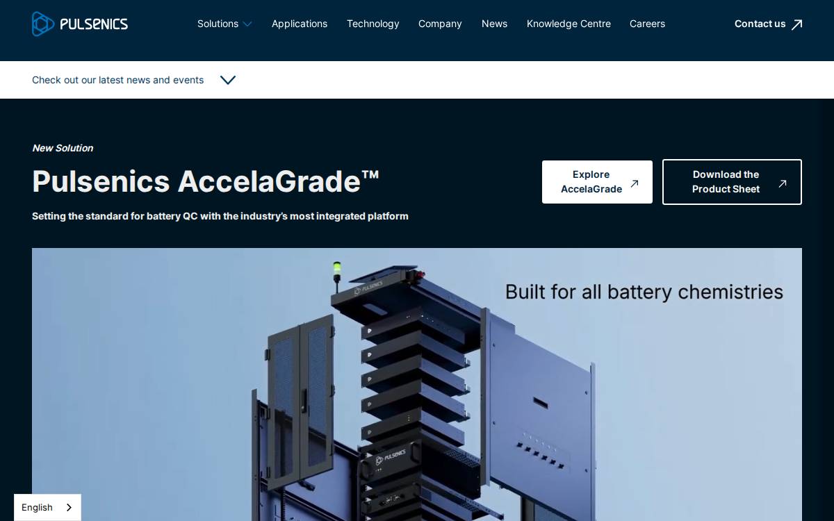 Pulsenics website preview
