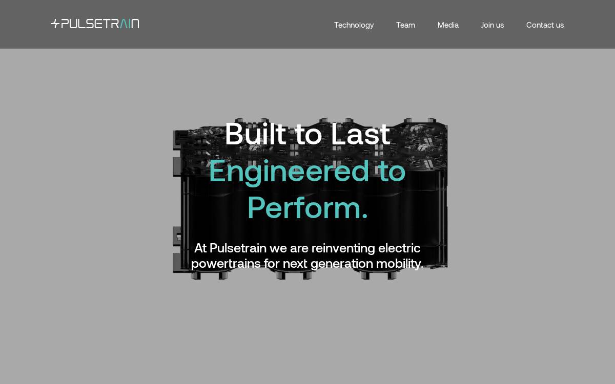 Pulsetrain website preview