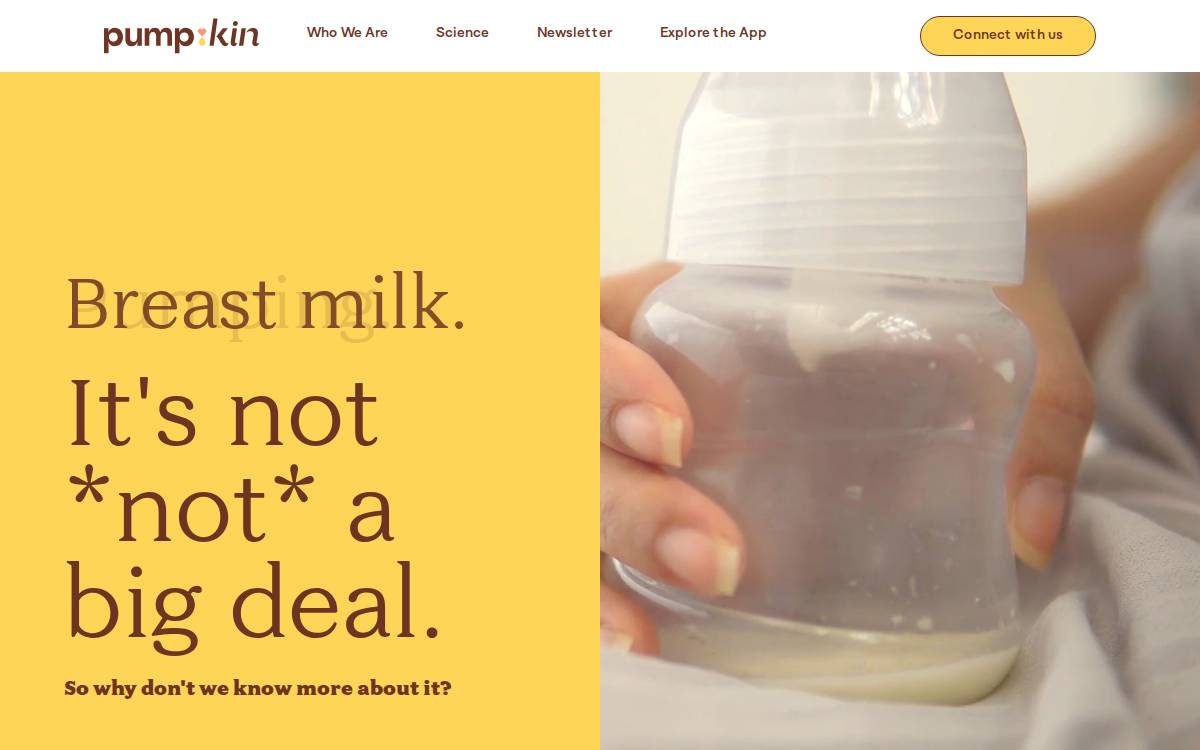 Pumpforourkin website preview